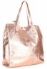 Bőr táska shopper bag Vera Pelle bézs 205454